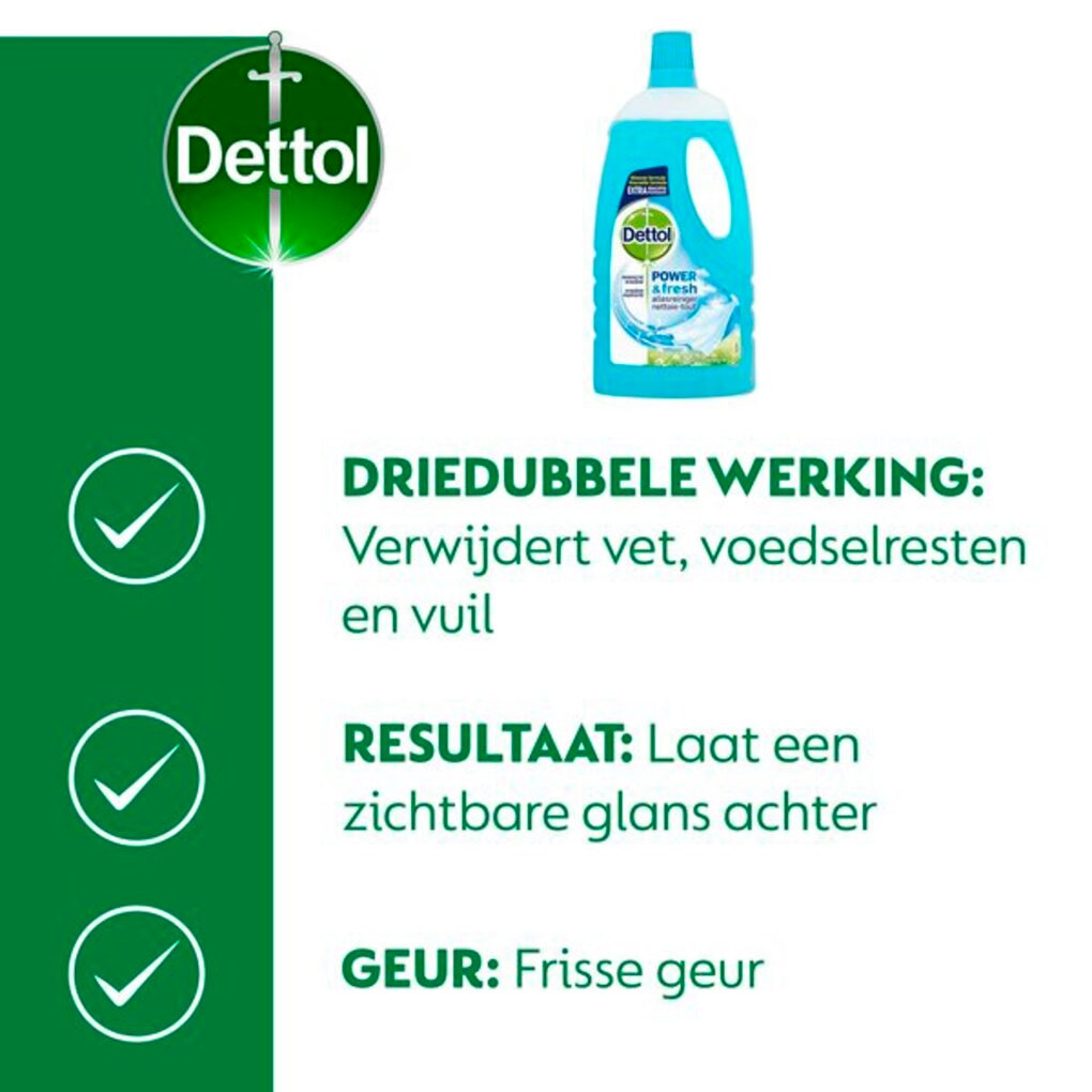 Dettol Power & Fresh Katoenfris Allesreininger