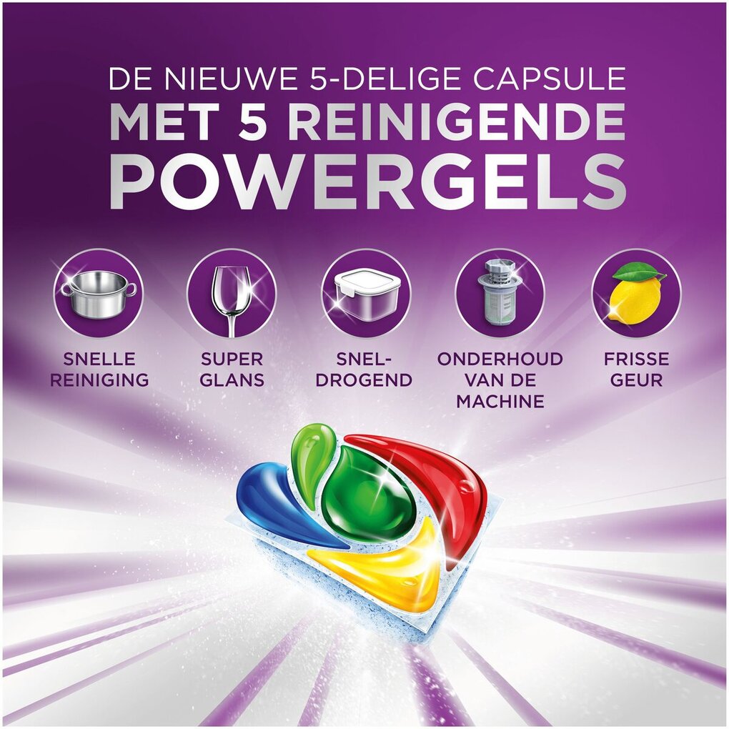 Dreft Capsules Lave-Vaisselle Tout-en-Un Platinum Miracle