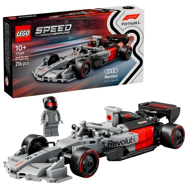 LEGO Speed Champions Voiture de Course Audi Revolut F1 Team R26 77259
