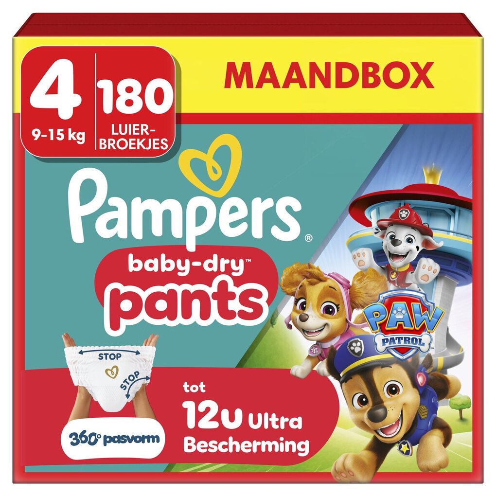 Pampers Couches-Culottes Baby-Dry La Pat' Patrouille Taille 4