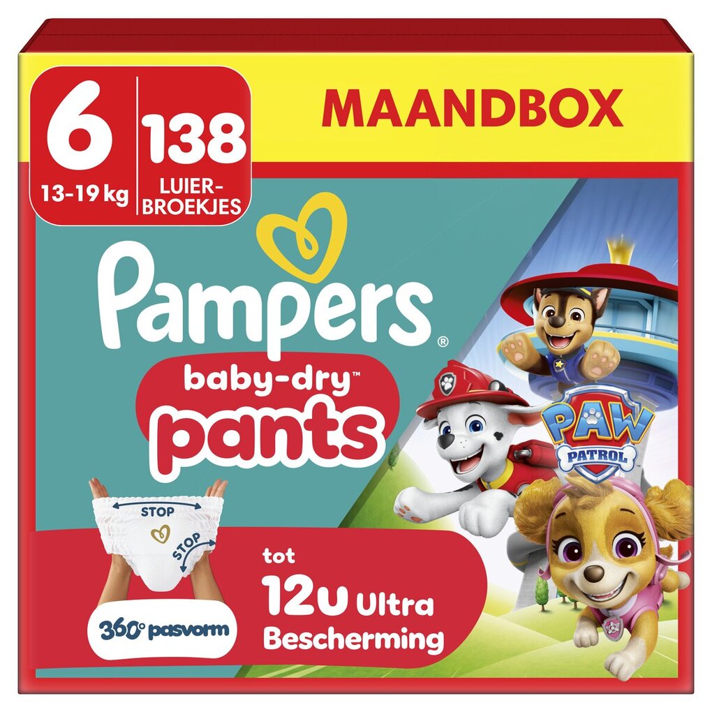 Pampers Baby-Dry Paw Patrol Pants Maat 6 Luierbroekjes