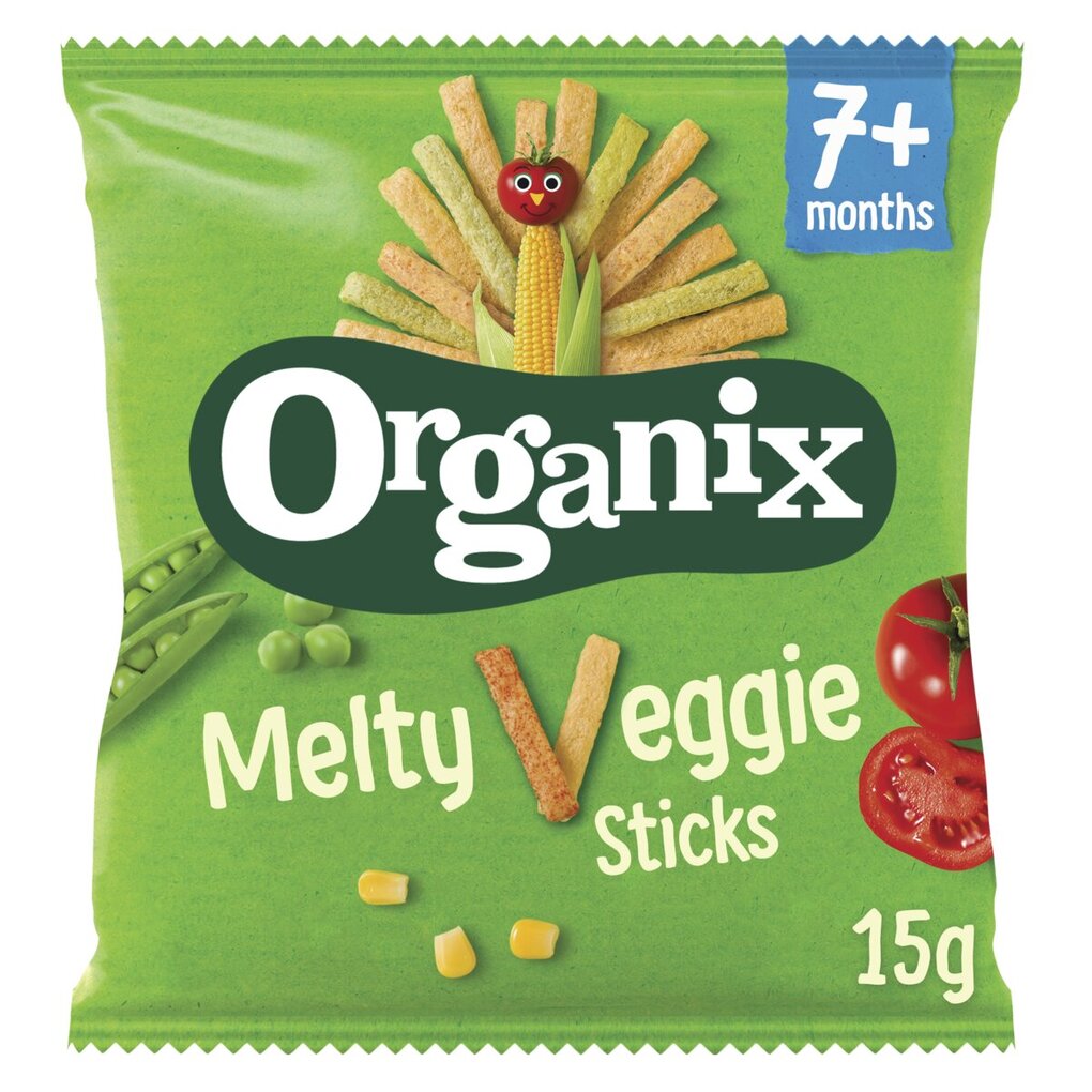 Organix 7+M Melty Veggie Groentesticks