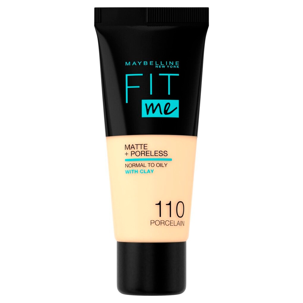 Maybelline New York Fit Me Matte & Poreless 110 Porcelain Foundation