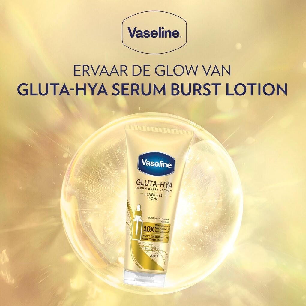 Vaseline Gluta-Hya Flawless Tone Serum Burst Lotion
