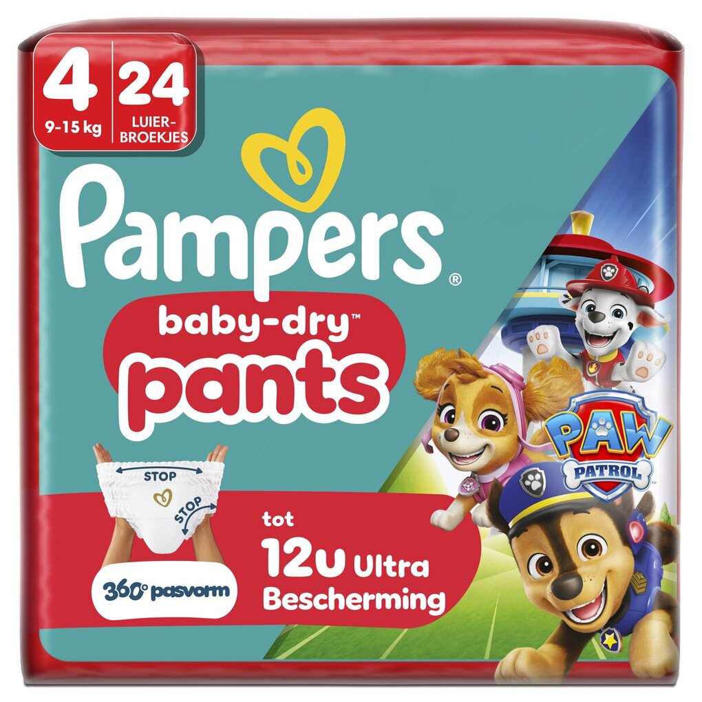 Pampers Baby-Dry Paw Patrol Pants Maat 4 Luierbroekjes