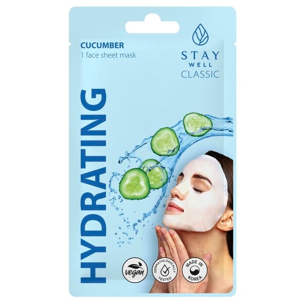 Stay Well Masque en Tissu Hydrating Cucumber