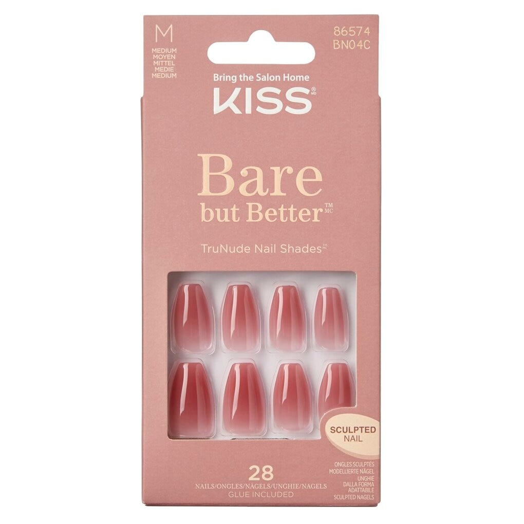 Kiss Bare But Better Nails - Nude