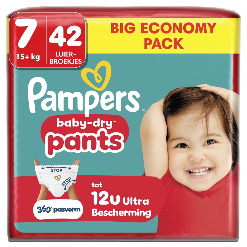 Pampers Couches-Culottes Baby-Dry Taille 7