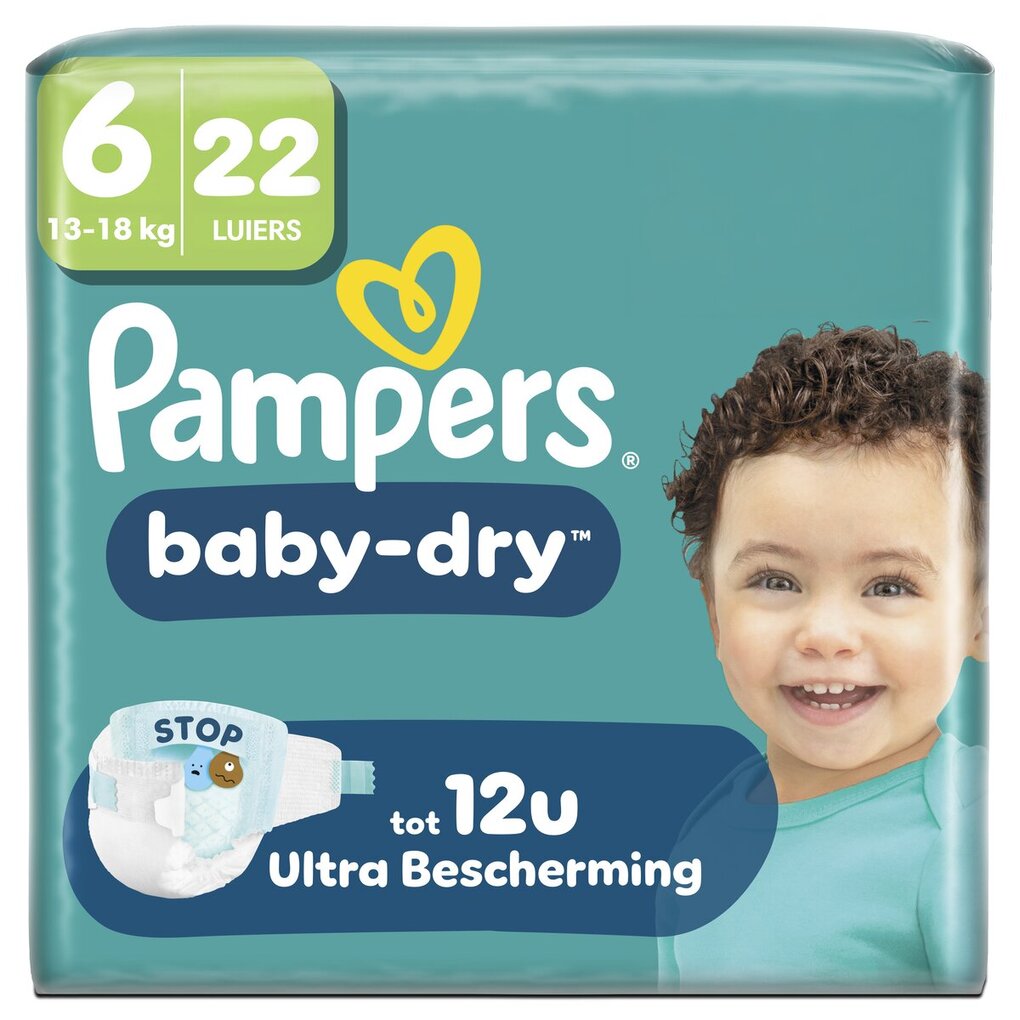 Pampers Couches Baby-Dry Taille 6