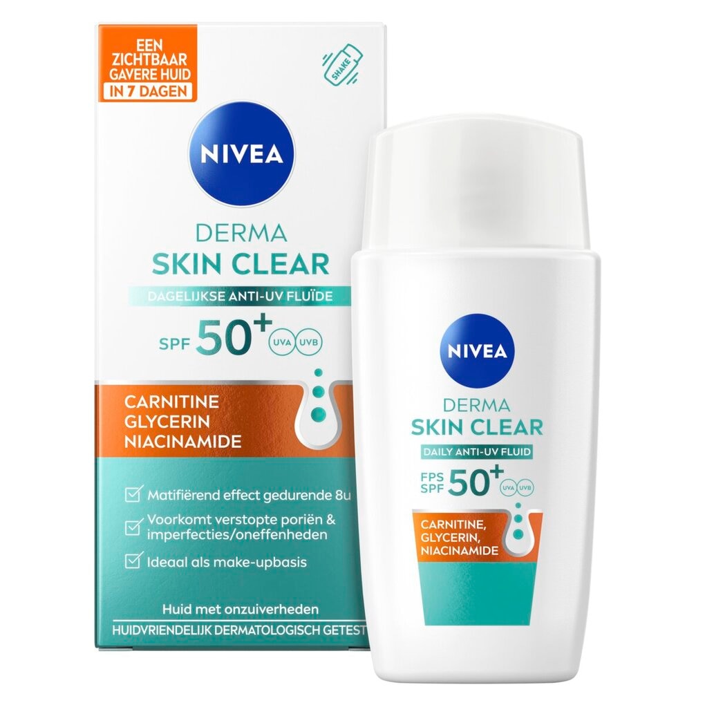 NIVEA Derma Skin Clear Dagelijkse Anti-Uv Fluïde