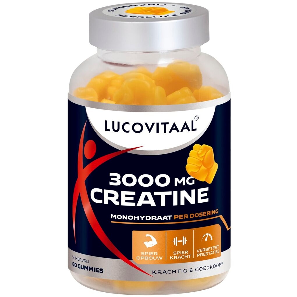 Lucovitaal 3000mg Creatine Monohydraat Gummies Lucovitaal 3000mg Creatine Monohydraat Gummies