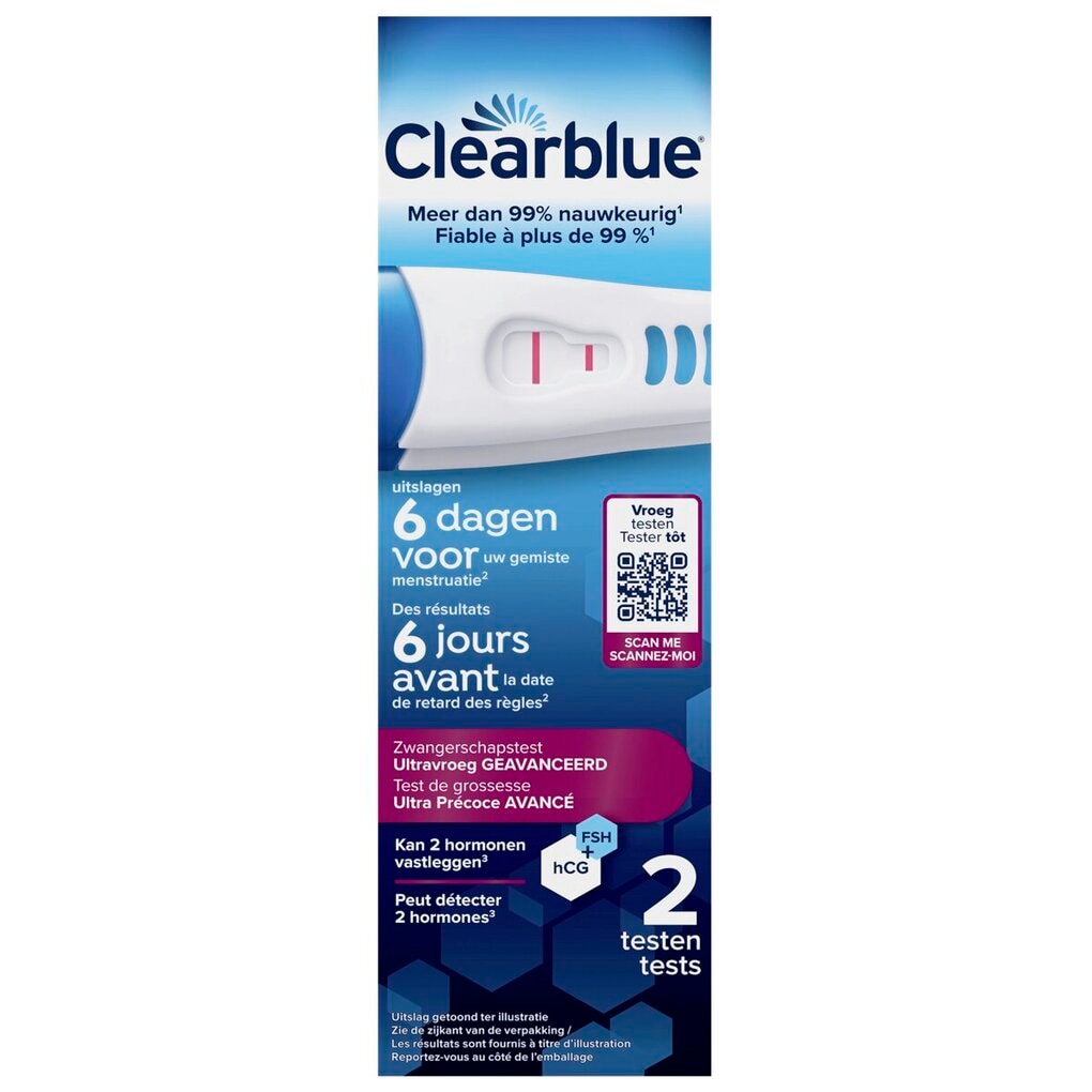 Clearblue Ultravroeg Geavanceerd Zwangerschapstest