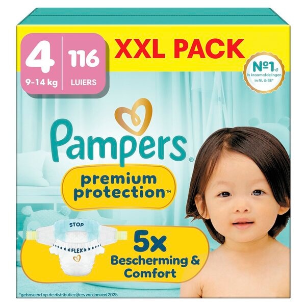 Pampers Premium Protection Maat 4 Luiers