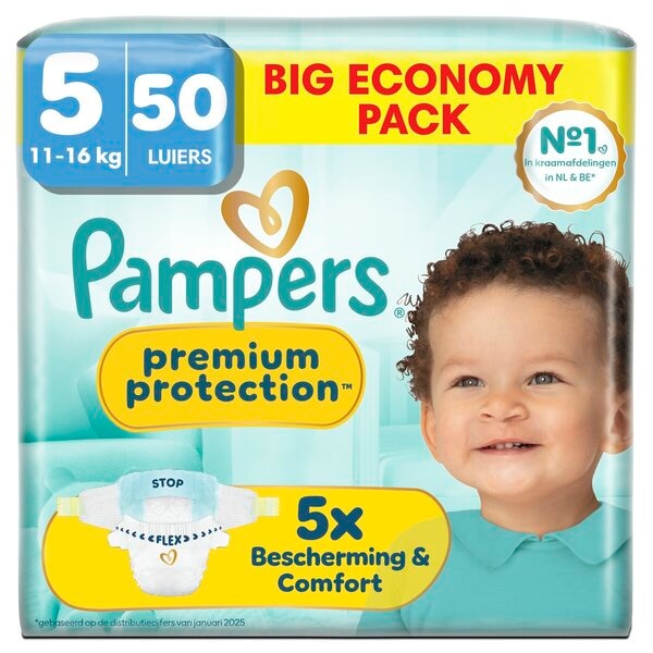 Pampers Couches Premium Protection Taille 5