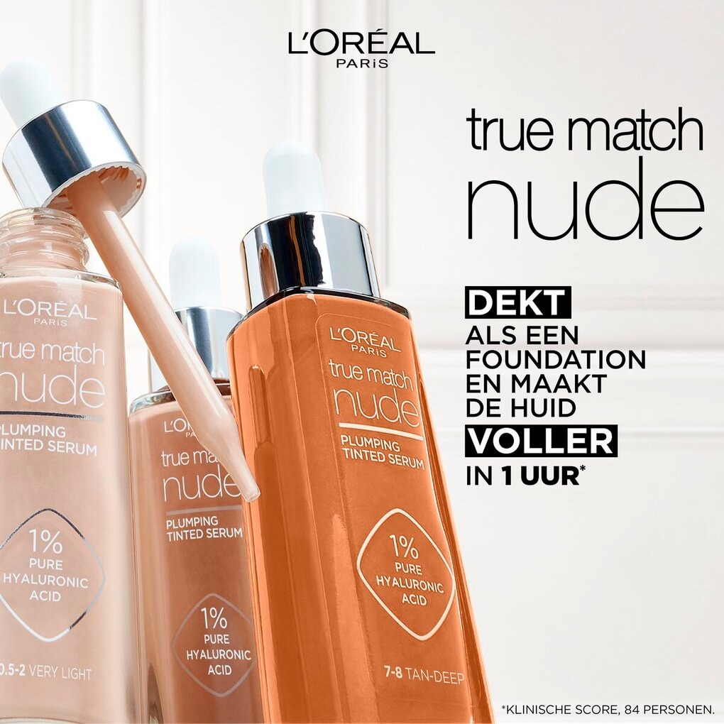 L'Oréal Paris Sérum Teinté Repulpant True Match Nude 4-5 Medium