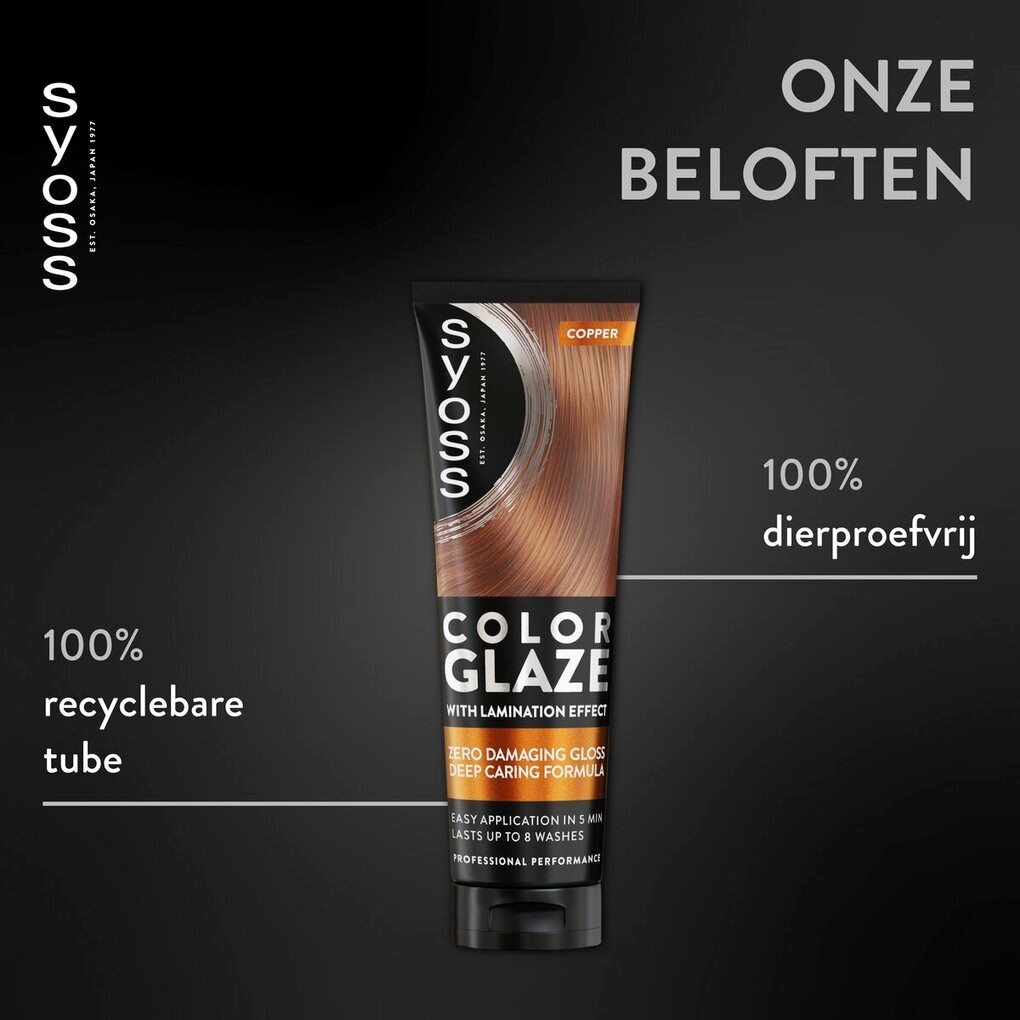 Syoss Color Glaze Hair Glossing Toner Copper