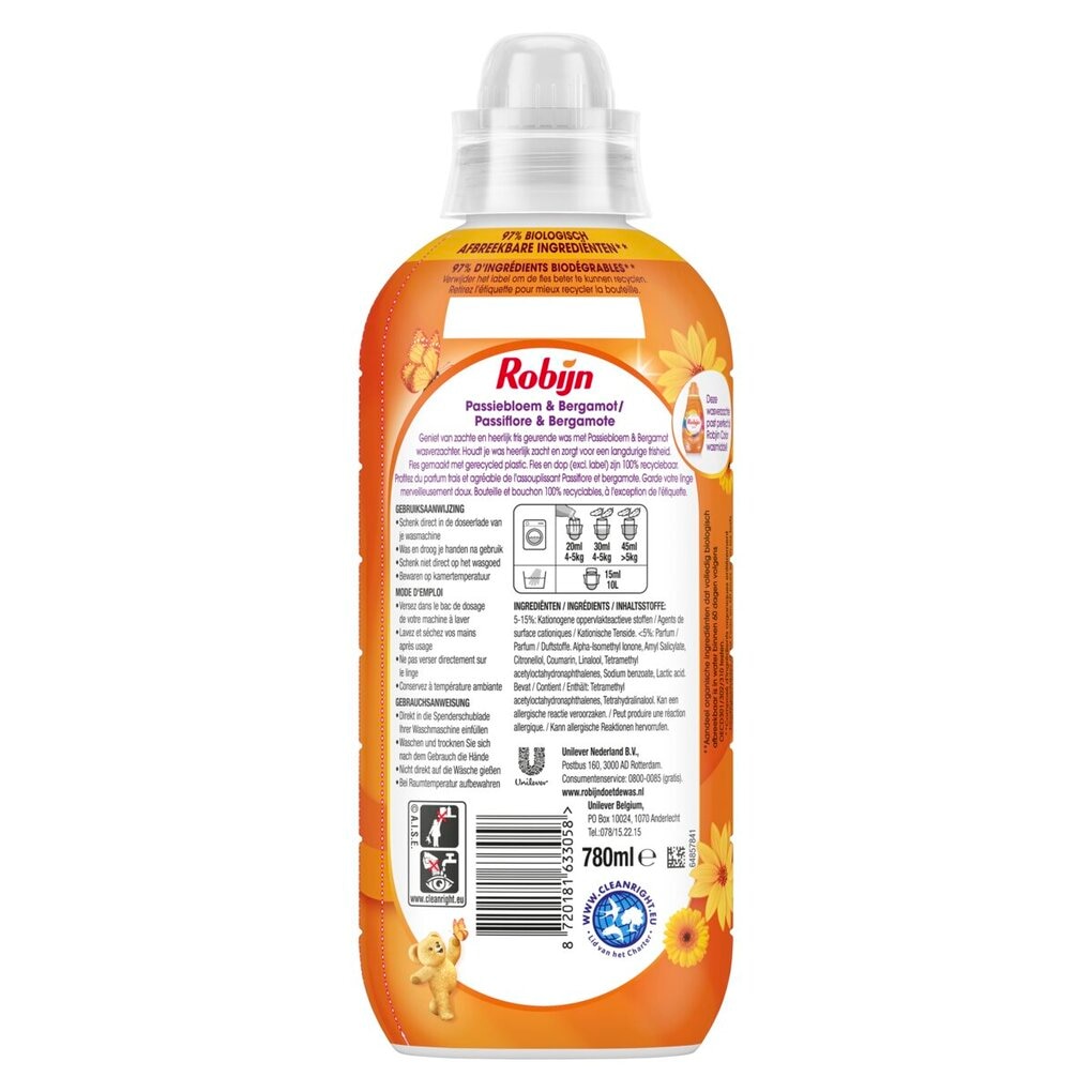 Robijn Classics Passiebloem & Bergamot Wasverzachter