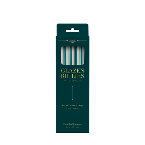 Set de Pailles en Verre