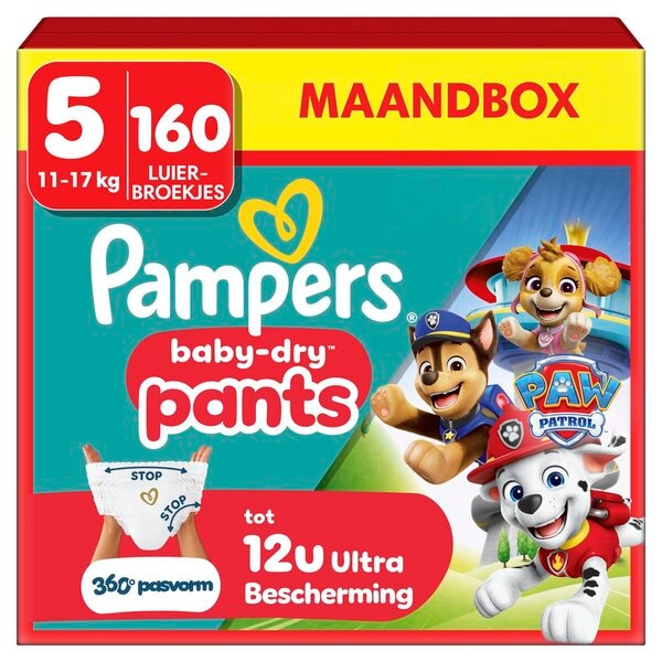 Pampers Couches-Culottes Baby-Dry La Pat' Patrouille Taille 5