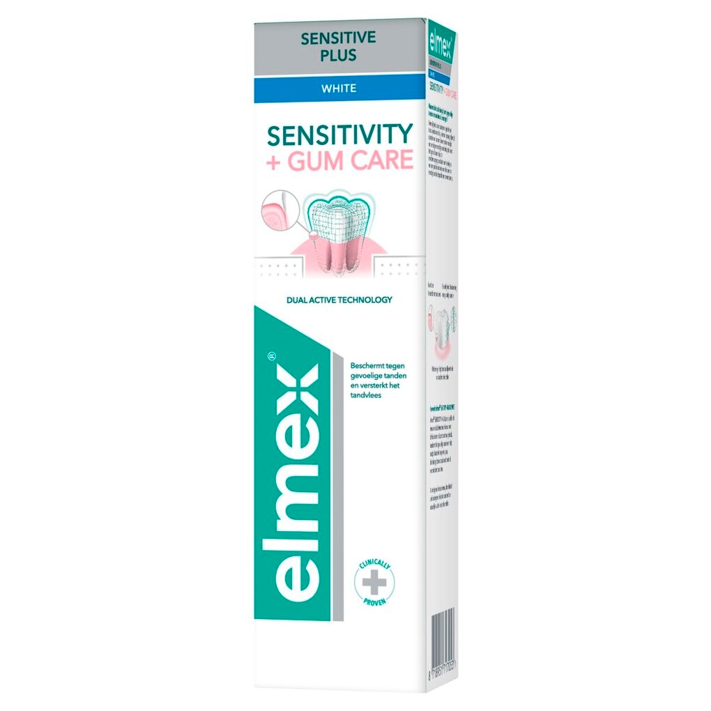 Elmex Sensitive Plus Gum + Gentle White Tandpasta