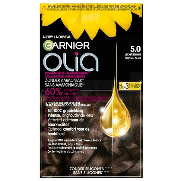 Garnier Olia 5.0 Lichtbruin Permanente Haarkleuring