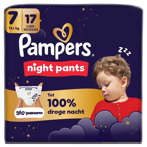 Pampers Couches-Culottes Nuit Taille 7