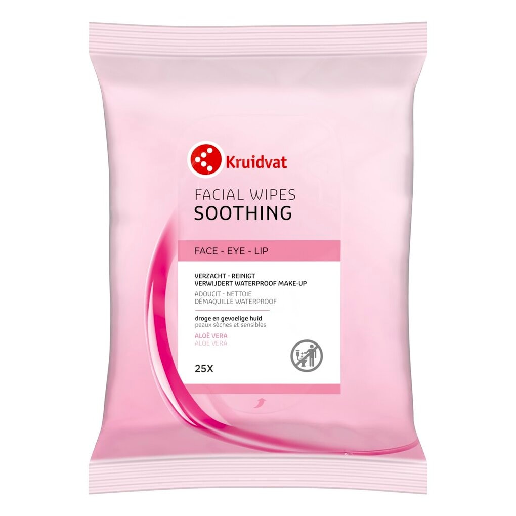 Kruidvat Cleansing Soothing Gezichtsreinigingsdoekjes