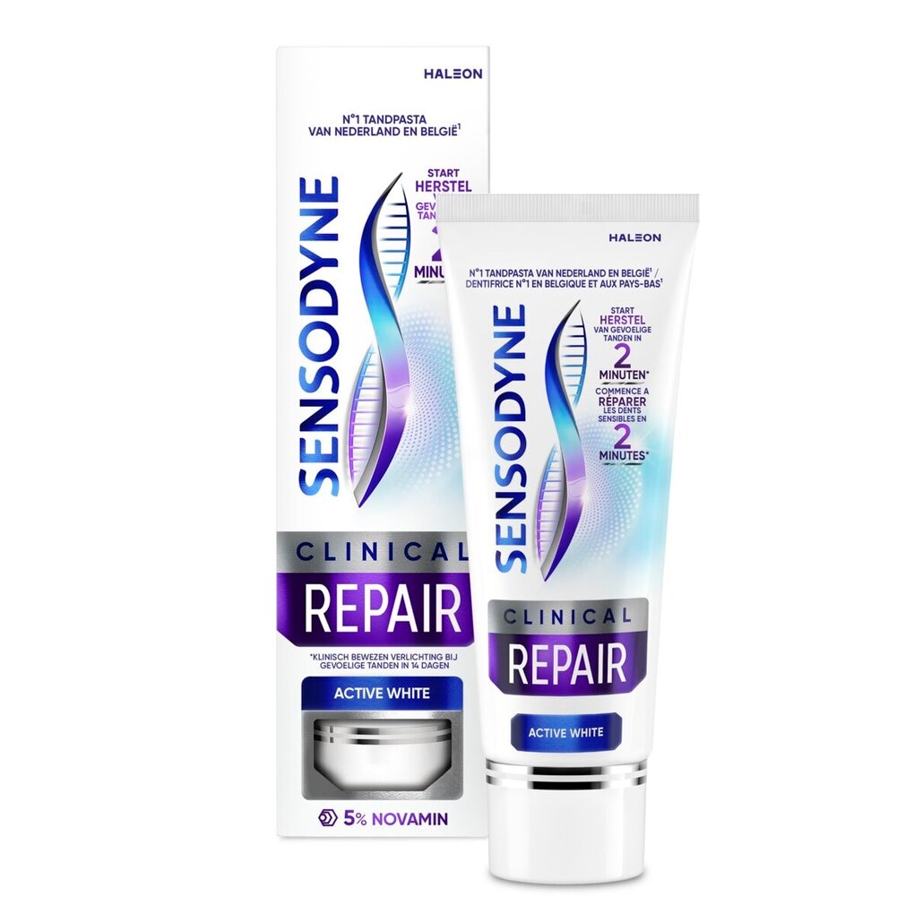 Sensodyne Clinical Repair Active White Tandpasta