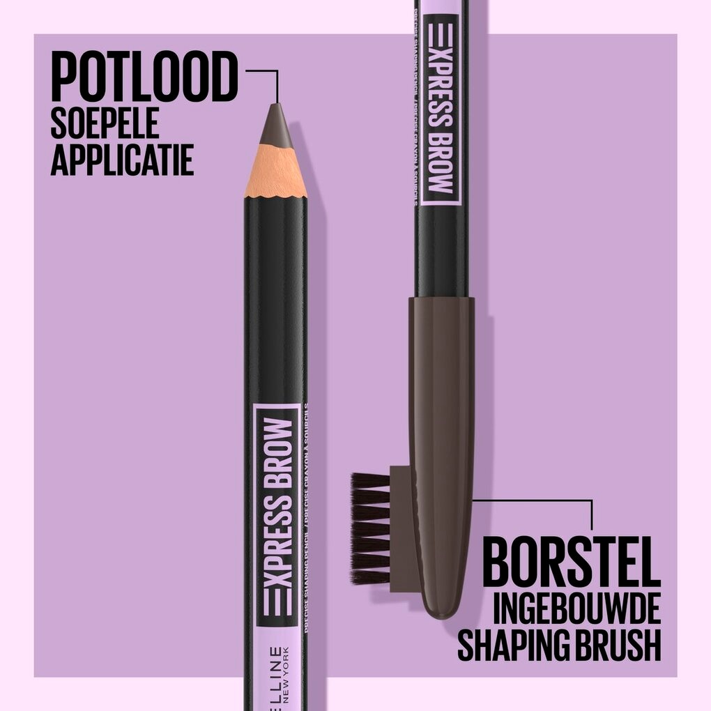 Maybelline New York Express Brow 04 Medium Brown Shaping Pencil