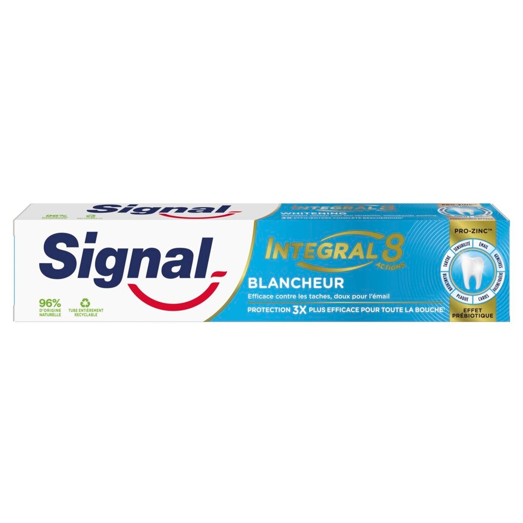 Signal Integral 8 White Tandpasta