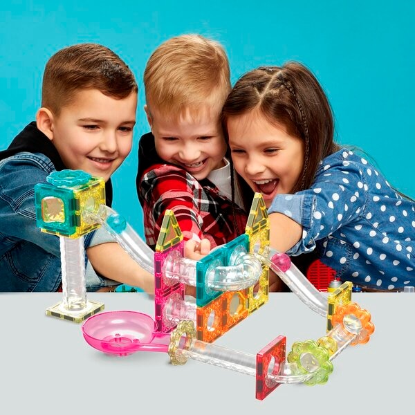 Picasso Tiles Mini Diamond Magnetic Marble Run Track Set