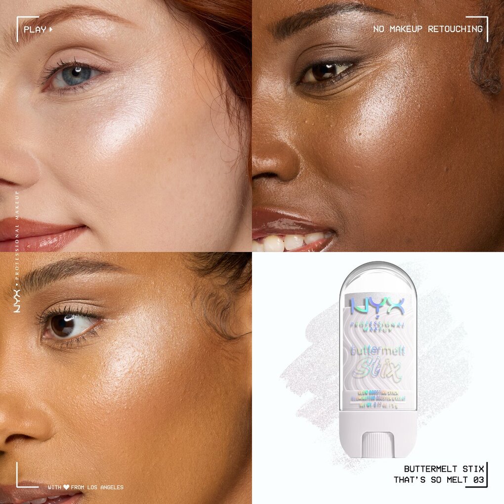 NYX Professional Makeup Glow Boosting Stick Buttermelt Stix 03 That's So Melt