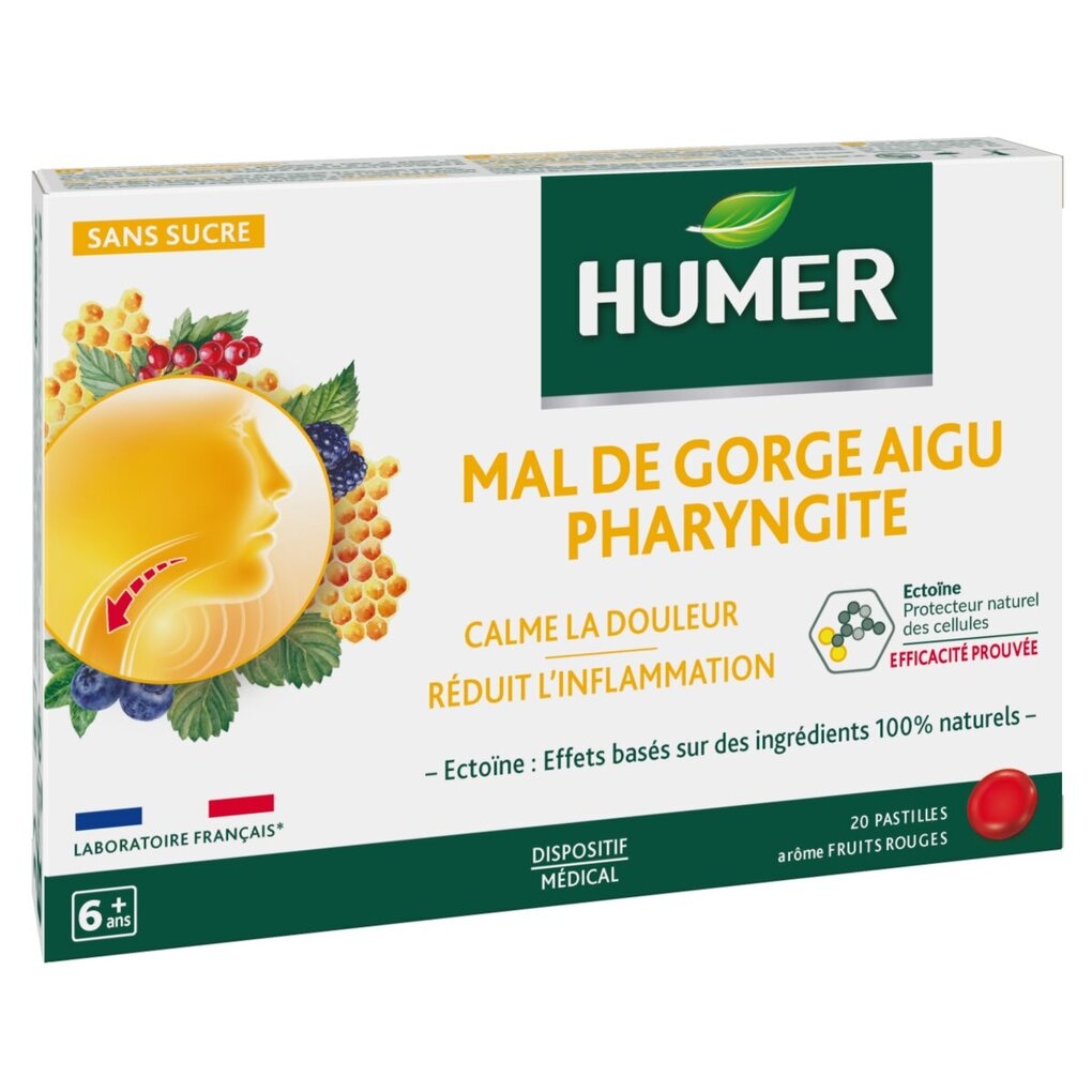 Humer Pastilles Mal de Gorge Aigu Pharyngite