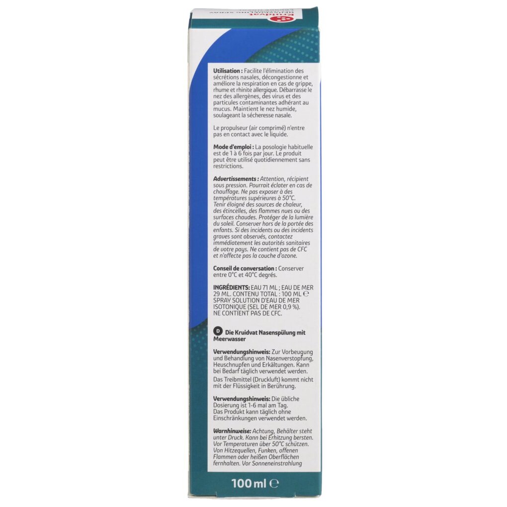 Kruidvat Neusspoeling Spray met Zeewater 100ml