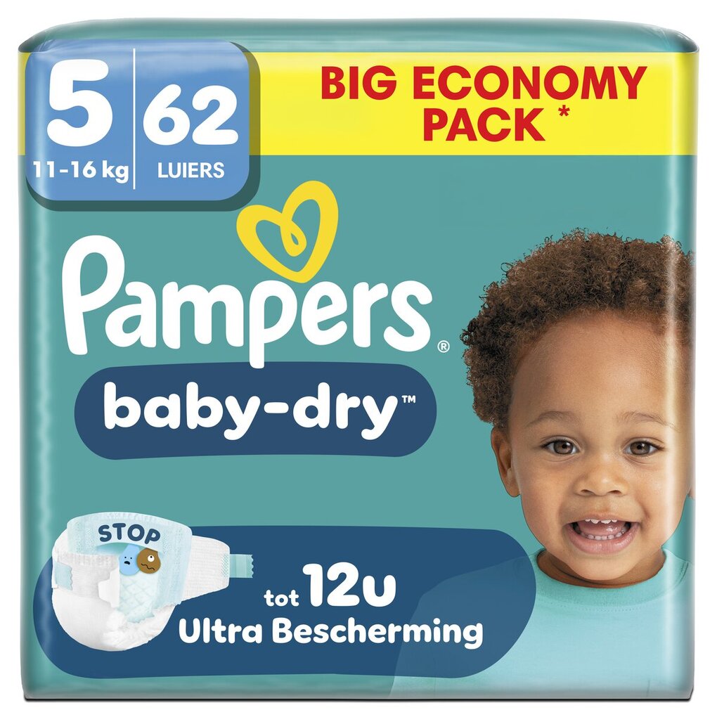 Pampers Couches Baby-Dry Taille 5