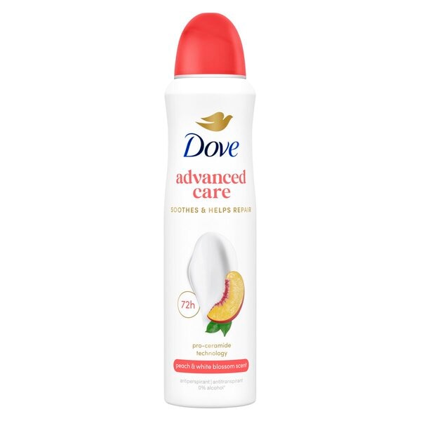 Dove Advanced Care Go Fresh Peach & White Blossom Antitranspirant Deodorant Spray