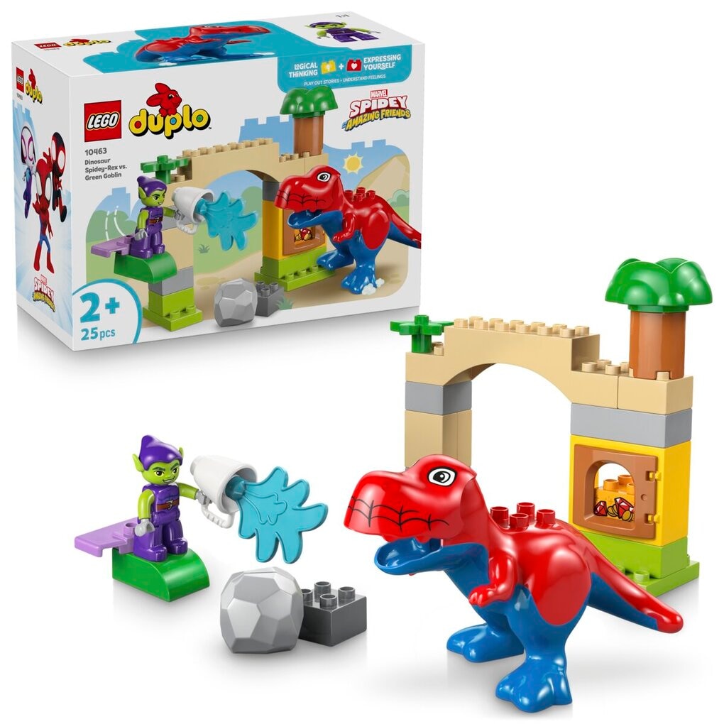 LEGO DUPLO Spidey-Rex contre le Bouffon Vert 10463