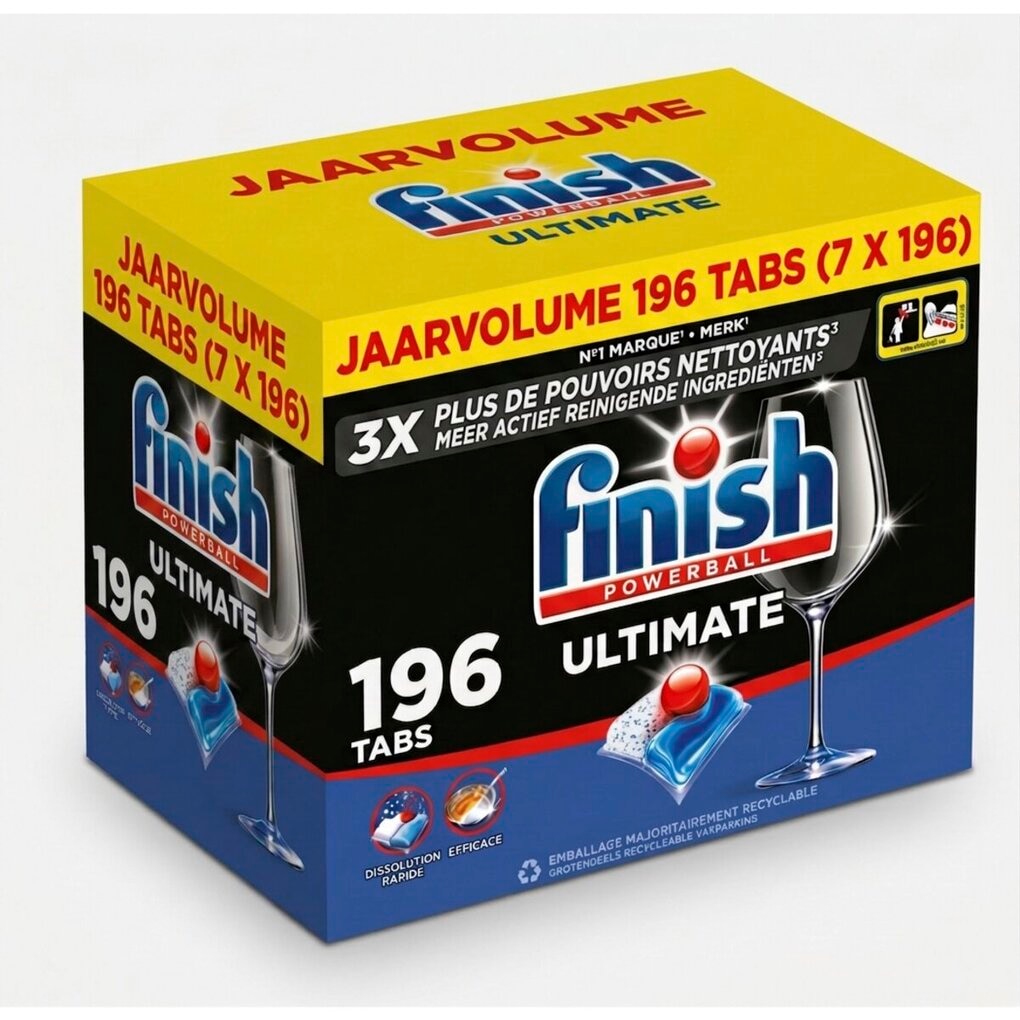 Finish Tablettes Lave-Vaisselle Powerball Ultimate Regular Finish Tablettes Lave-Vaisselle Powerball Ultimate Regular