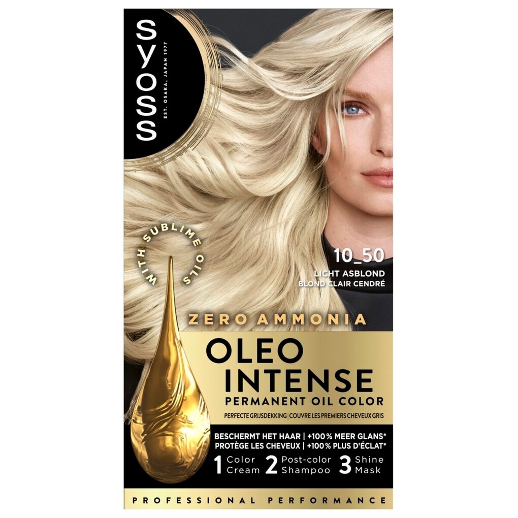 Syoss Oleo 10-50 Licht Asblond Haarkleuring