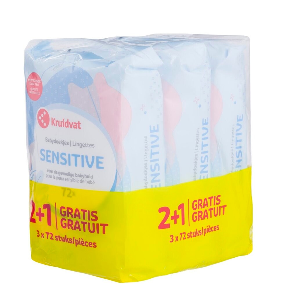 Kruidvat Extra Sensitive Billendoekjes