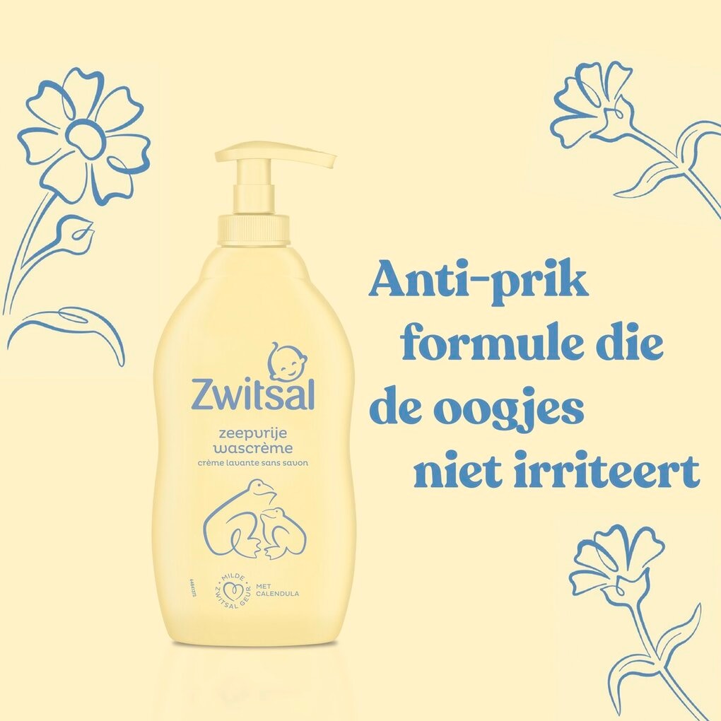 Zwitsal Zeepvrije Wascrème