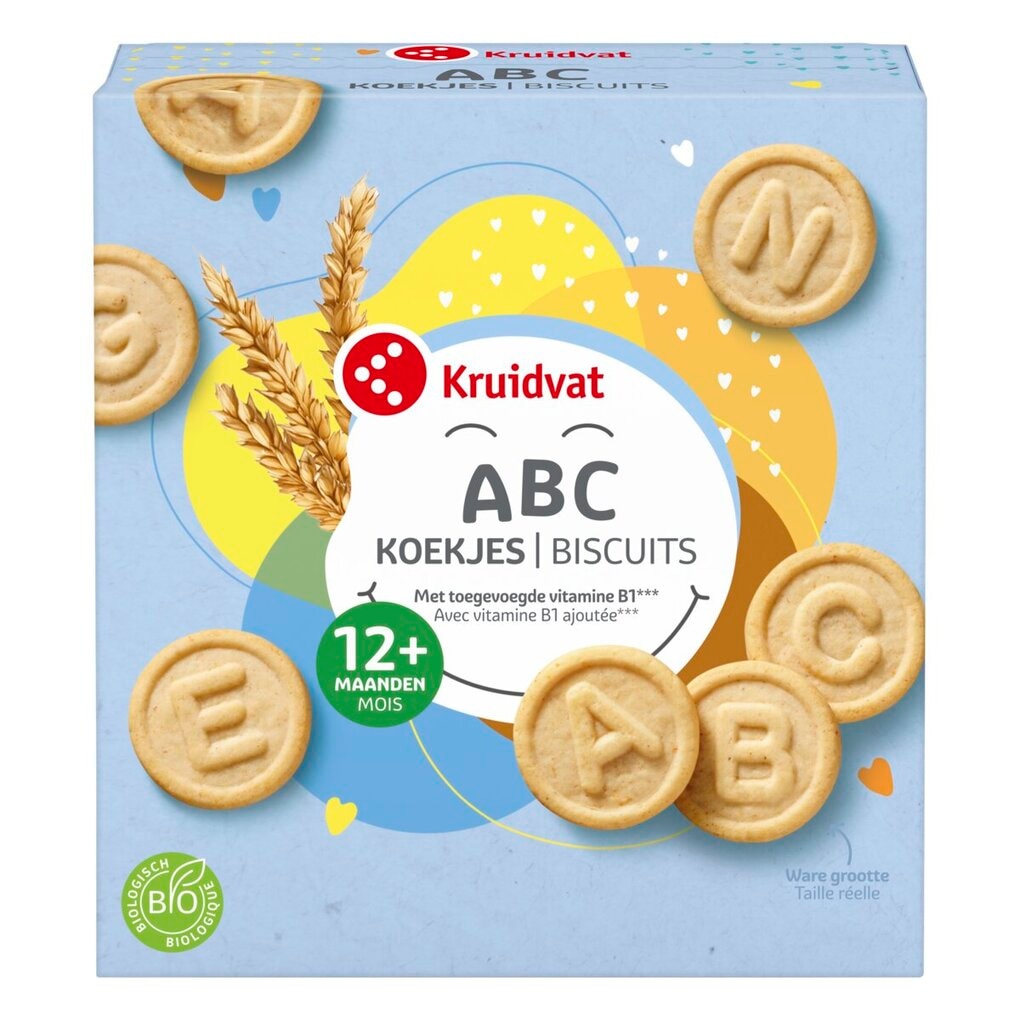 Kruidvat 12+M Bio ABC Koekjes