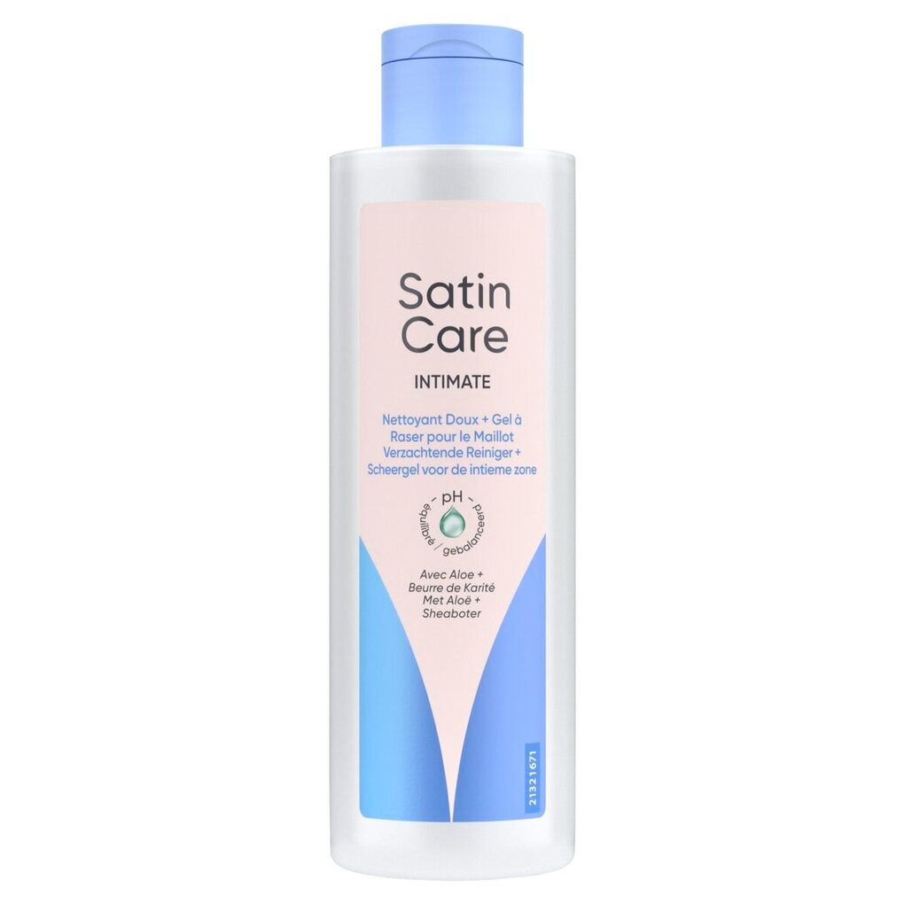 Satin Care Huid & Schaamhaar 2-In-1 Reiniger en Scheergel