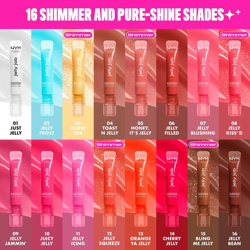 NYX Professional Makeup Gloss à Lèvres Jelly Job Kissed