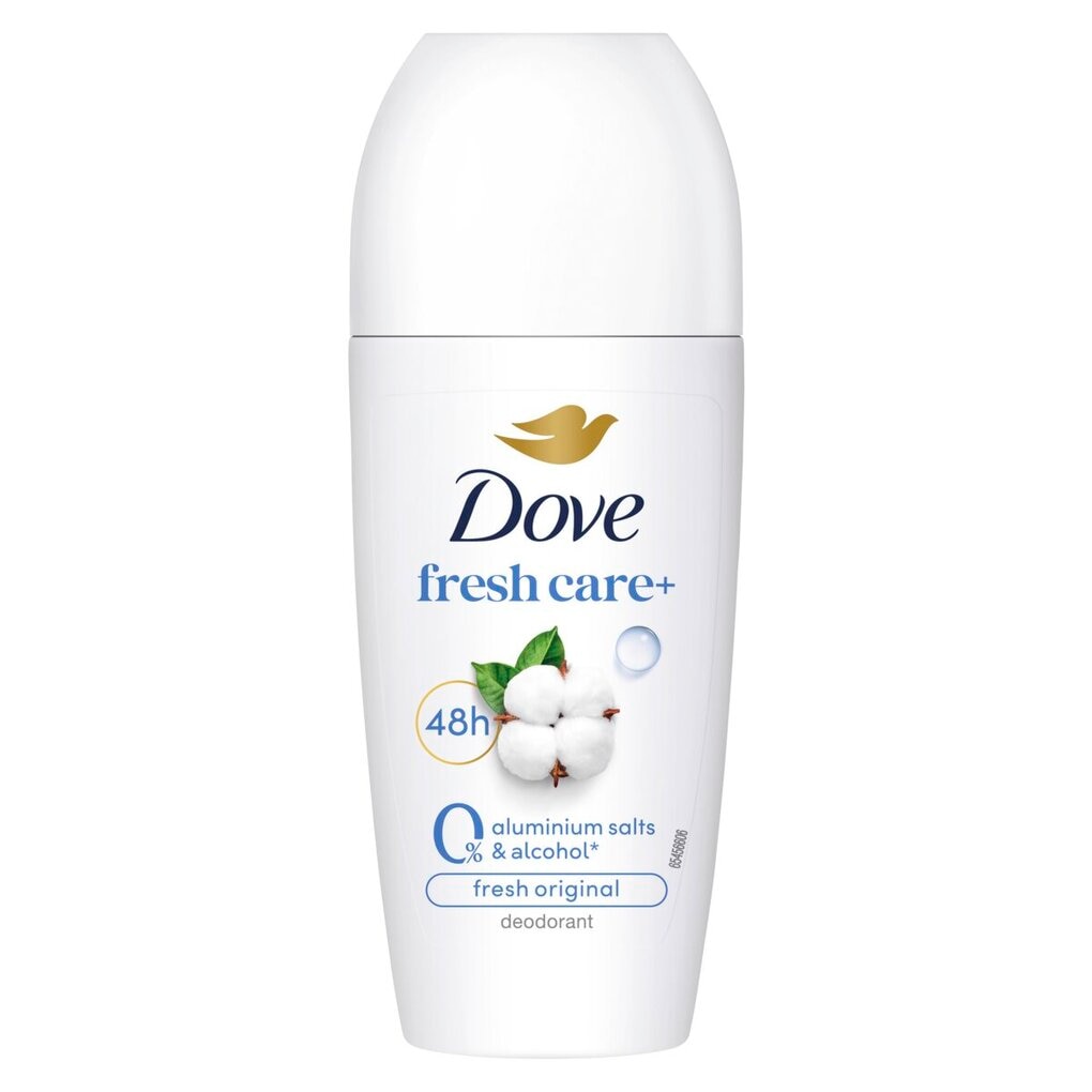Dove Fresh Care+ 0% Fresh Original Deodorant Roller Dove Fresh Care+ 0% Fresh Original Deodorant Roller