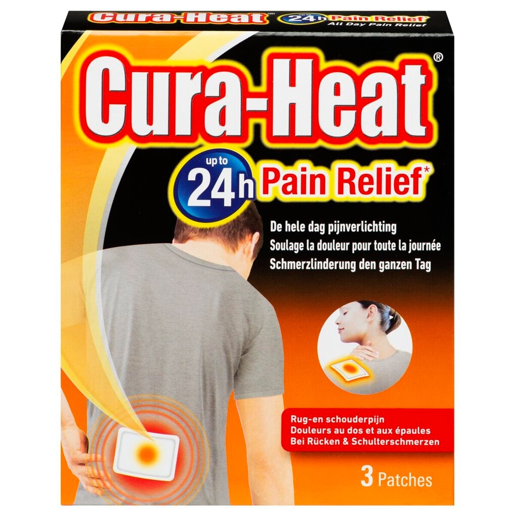 Cura-Heat Rug- en Schouderpijn Pleisters