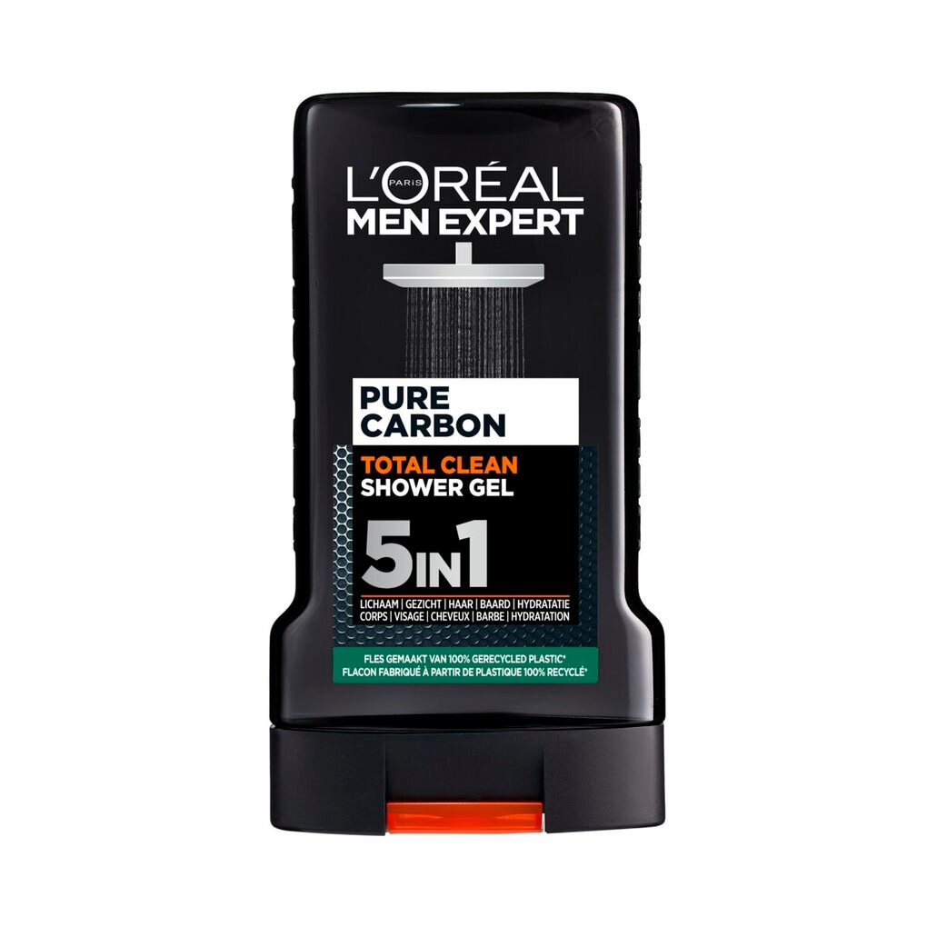 L'Oréal Paris Men Expert Gel Douche 5-en-1 Pure Carbon Total Clean L'Oréal Paris Men Expert Gel Douche 5-en-1 Pure Carbon Total Clean