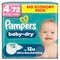 Pampers Couches Baby-Dry Taille 4