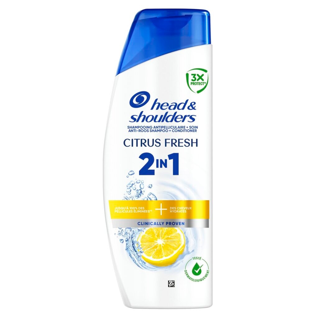 Head & Shoulders Shampoing Antipelliculaire 2-en-1 Citrus Fresh