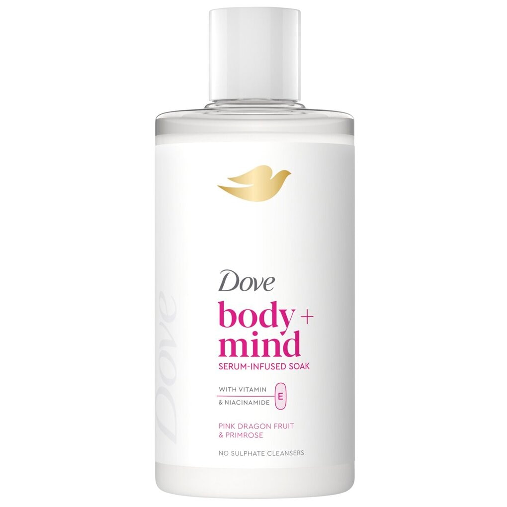 Dove Body+Mind Pink Dragon Fruit & Primrose Serum-infused Soak
